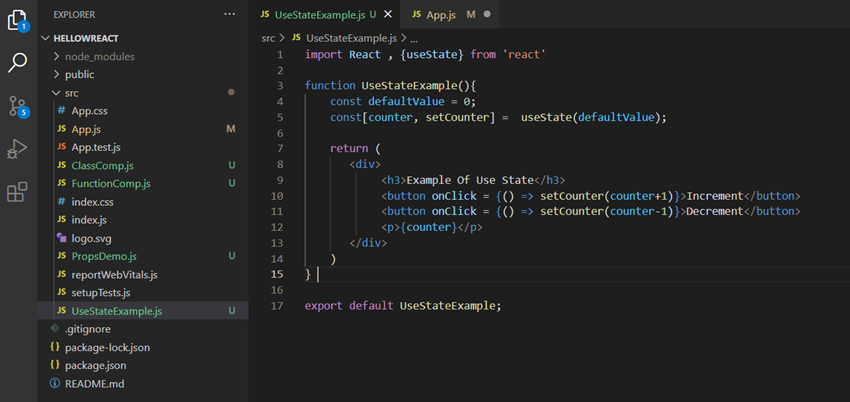How to store data using useState